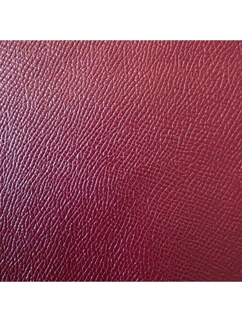 Coach Oxblood Pebbled Leather Wristlet Wallet Clutch Zip Pouch Burgundy Red - Picture 13 of 15